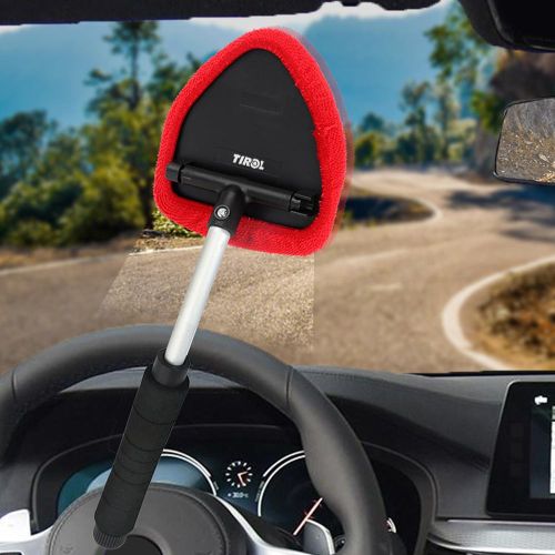 Car Long Handle Windshield Cleaner Brush Wiper Telescopic Handle