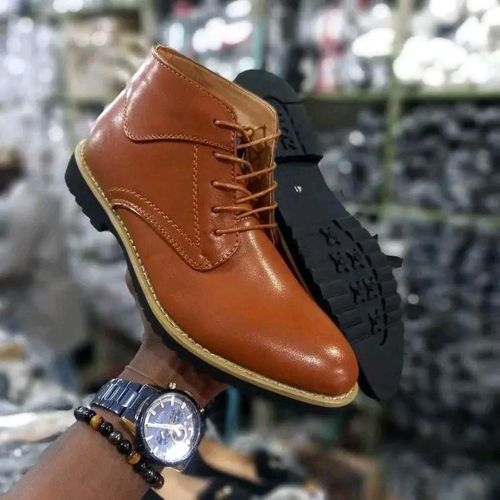 product_image_name-Generic-Brown official boot for men -1