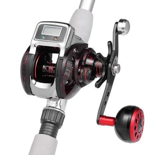 Generic Ball Bearing Bait Casting Fishing Reel Digital LED Display Baitcasting  Reel Fishing Line Counter Fishing Reel @ Best Price Online