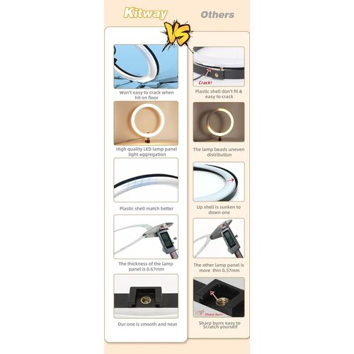 product_image_name-Generic-10 Inch LED Photography Ring Light – USB Powered Beauty Lamp for Streaming-4