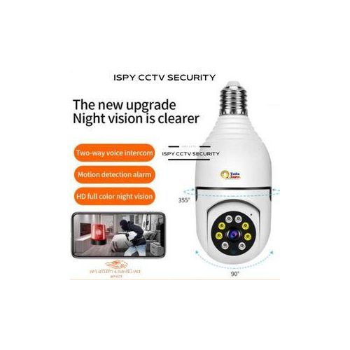 product_image_name-Generic-CCTV BULB LED FLOOD LIGHT SECURITY WIRELESS WIFI IP CAMERA-1