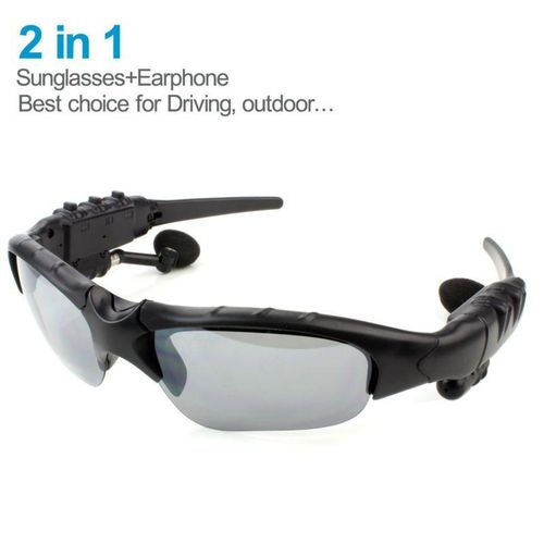 product_image_name-Generic-Integrated Bluetooth MP3 Sunglasses With Stereo Earphones And Microphone-2