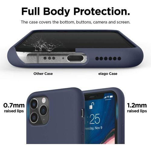 product_image_name-Generic-Navy Soft Gel 3- Layered Slim Silicone  Phone Cover Case For IPhone 11 Pro Max-2