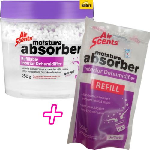 product_image_name-Air Scents-REFILLABE Moisture Absorber Interior/Wardrobe Dehumidifier PLUS REFILL (LAVENDER)-1