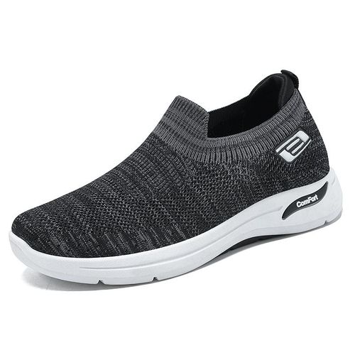 Fashion Sock Sneakers Stretch Knitted Women Breathable Sneakers Slip-on ...