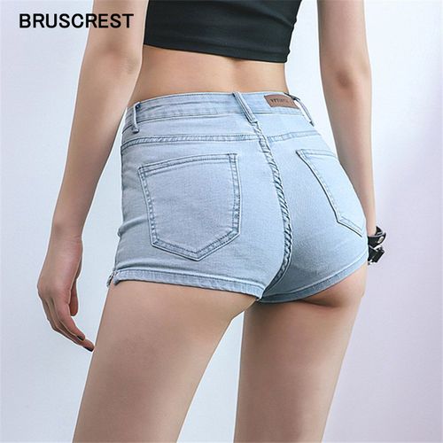 Fashion (Navy)2021 Summer Jeans Mini High Waist Shorts Women Booty Shorts  Kawaii Denim Shorts Feminino Denim Short Mujer SHA @ Best Price Online