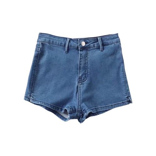 Fashion (Navy)2021 Summer Jeans Mini High Waist Shorts Women Booty
