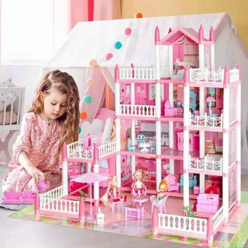 product_image_name-Generic-furnished big doll house for girl-1