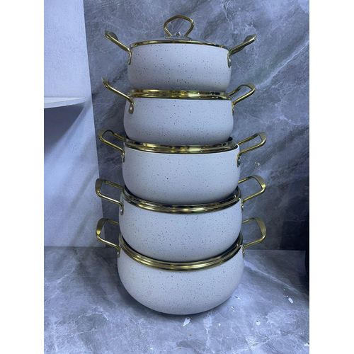 product_image_name-Generic-AMBER 10pcs COOKWARE SET WHITE-1