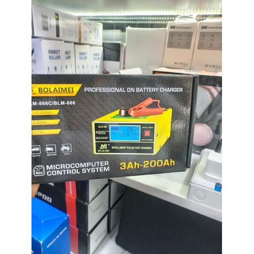 product_image_name-Generic-Bolaimei Automatic 12/24 V Smart Battery Charger with LED Indicators-3