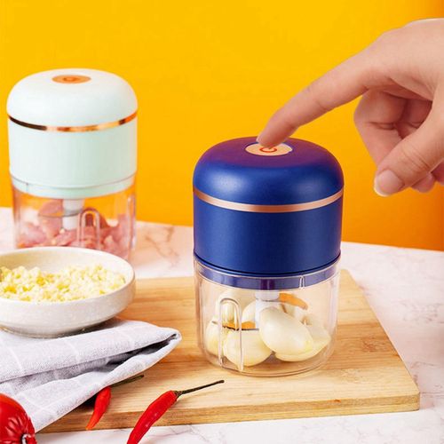 Electric Mini Food Garlic Vegetable Chopper Garlic Press USB Charging