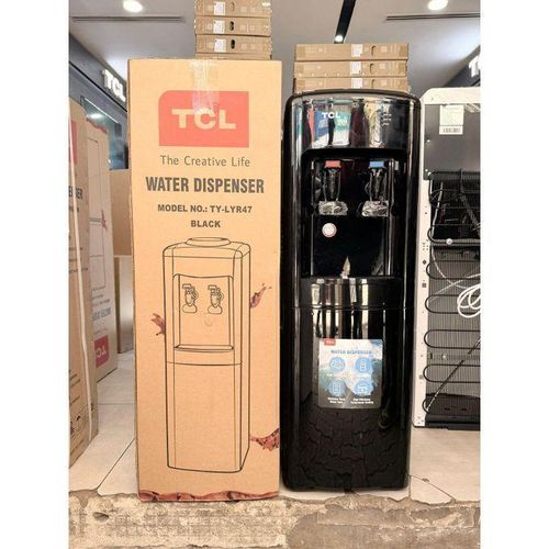 product_image_name-TCL-Hot & Cold Water Dispenser – Black, Top Load, Compressor Cooling-1