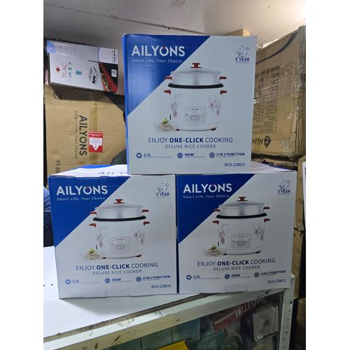 product_image_name-AILYONS- 2.2L Electric Rice Cooker – Compact & Efficient-3