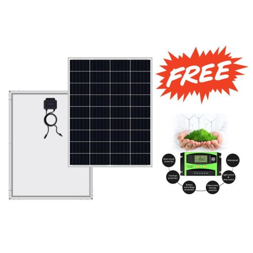 product_image_name-Solarmax-30W  Solar Panel Monocrystalline Solar Panel + Free 10A Solar Charge Controller -1