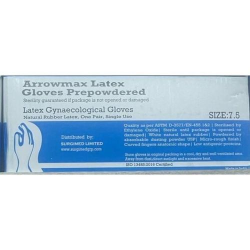 product_image_name-Generic-Arrowmax Latex Gynaecological Gloves 25pieces-1