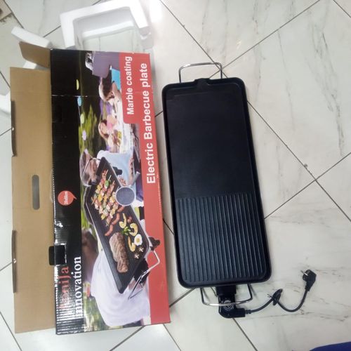 product_image_name-Generic-Smokeless Electric BBQ Grill Pan and Hot Plate (68x28cm) - Non-Stick Rectangular Multi-functional Griddle for Home and Family Use-6