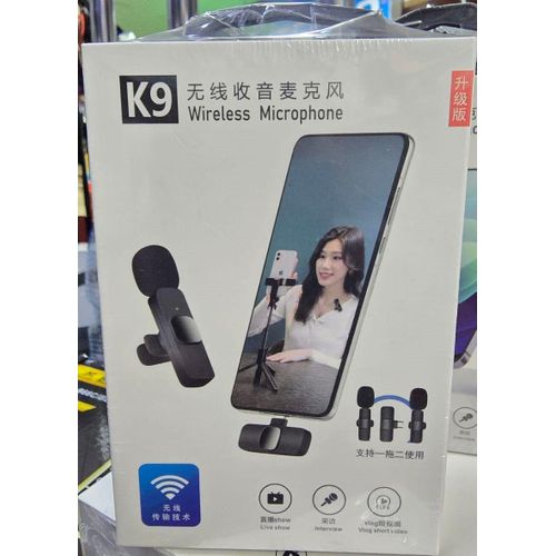 product_image_name-Generic-K9 Wireless Microphone Plug and Play Clip Mic for Smartphone Video Recording-3