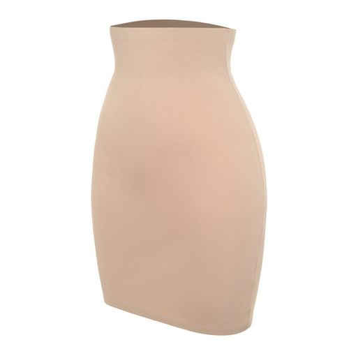 High Waist Half Slip for Women Under Dress Seamless Tummy Control Shapewear  Slip Body Shaper Skirt