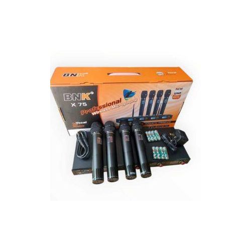 product_image_name-Bnk-Wireless Microphone System – 4 Channel UHF Set-1