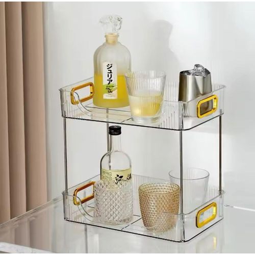 product_image_name-Un Branded-2 Layer Multipurpose Gold  Organiser -3