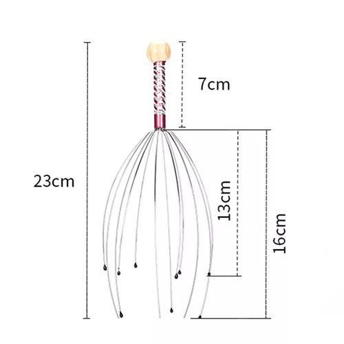 product_image_name-Generic-Manual Octopus Head Neck Scalp Massager Comb Stress Relax-4