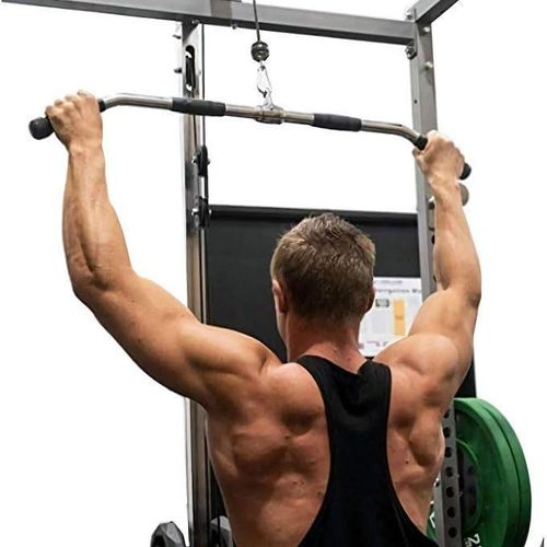 product_image_name-Generic-LAT Pulldown Bar Cable Machine Attachment For Gym/ Home-2