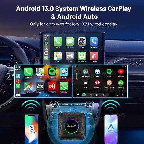 QCM6125 Android 13 8g + 128g carlinkit carplay ai box plus carplay san –  Carlinkit Wireless CarPlay Official Store