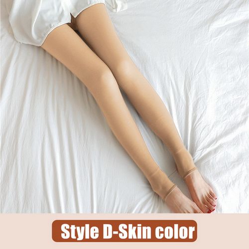 Shop Generic 80g-Woman Winter Thick Thermal Fleece Tights Skin