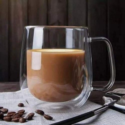 product_image_name-Generic-350ml double walled borosilicate transparent insulated coffee mug tea mug-1