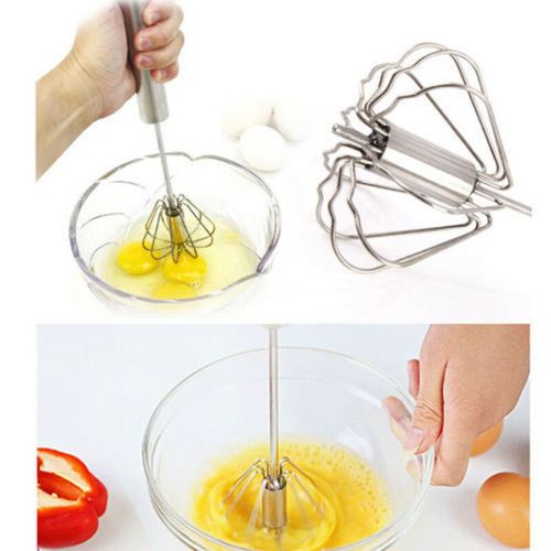 Stainless Whisks, Semi-automatic Egg Whisk Beater Mixer, Easy Use