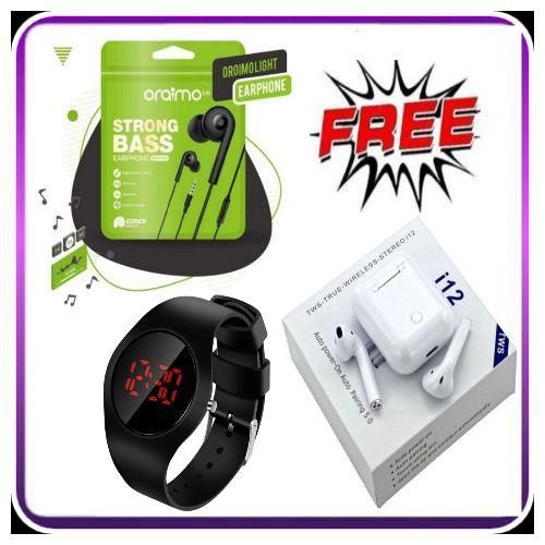 product_image_name-Oraimo-BEST Heavy Strong Bass Wired Earphone + Free Watch & Earbuds-1