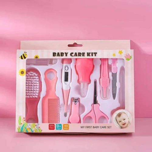 product_image_name-Generic-10pcs/ Set baby care grooming set- pink-1