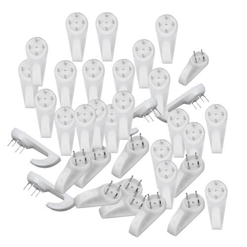 Generic 40pcs Pictures Hook Hard Wall Hooks Clothes Hooks @ Best Price  Online