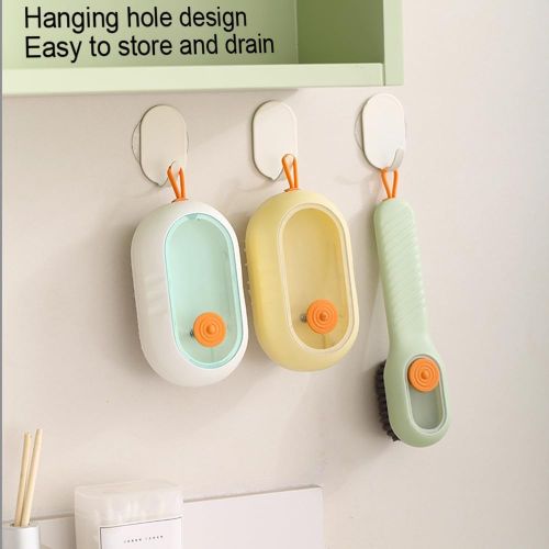 product_image_name-Generic-2pcs Multifunction Cleaning Brush Soap Dispenser Brush-6