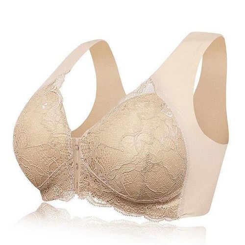 Front Closure Bras for Women Plus Size Underwear Seamless Push Up