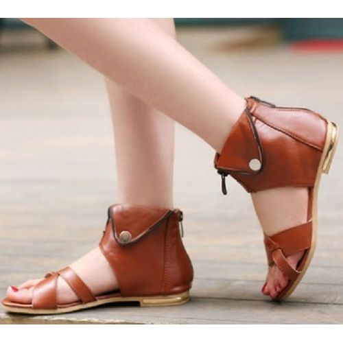 Fashion Brown Women's Flat Open Shoes Best Price Online Jumia Kenya