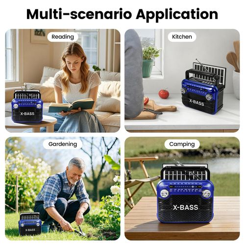 product_image_name-Generic-Portable Bluetooth AM/FM Radio with MP3 Playback & Solar Panel-7