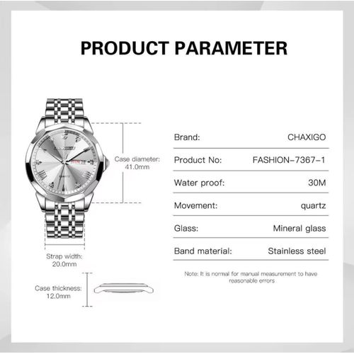 product_image_name-Chaxigo-Minimalist Quartz Watch – Date Display-2