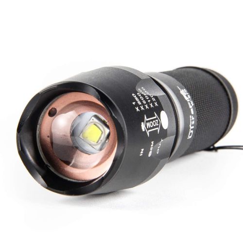 product_image_name-Generic-USB Rechargeable LED Torch and Flashlight with Waterproof Housing and Zoomable Focus-1