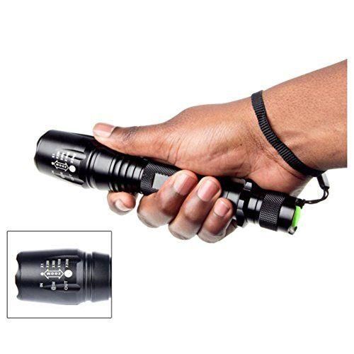 product_image_name-Generic-USB Rechargeable LED Torch and Flashlight with Waterproof Housing and Zoomable Focus-2