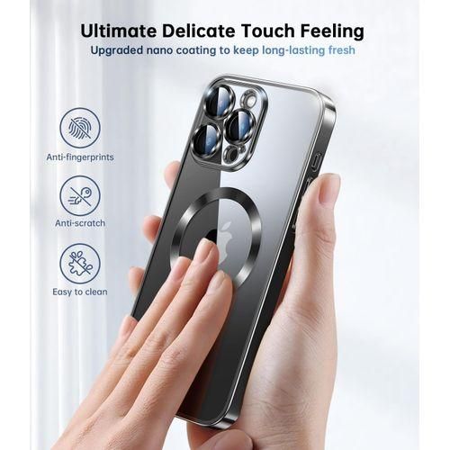 product_image_name-Generic-Premium Magnetic Phone Case For  IPhone 15 Pro  – Black, Wireless Charging Compatible, Durable Protection-3