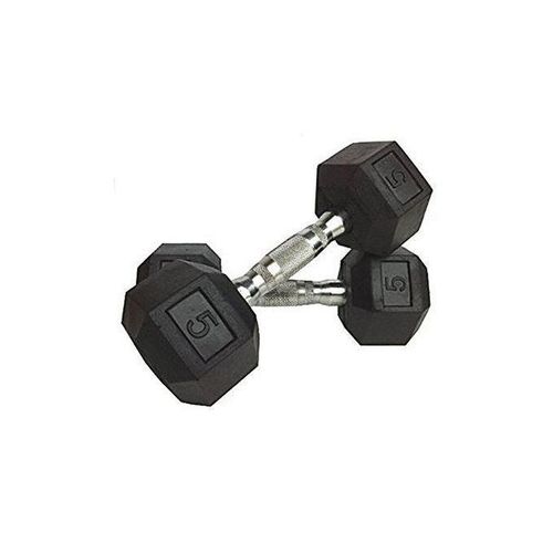 product_image_name-Generic-5KG Single Hand (1pc) Hexagonal Dumbell for Strength Training/Weight Training Workouts-2