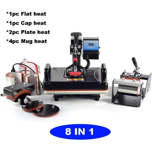 product_image_name-Generic-Heat Press 8 In 1 Heat Press Machine 38x30cm(15"X12")-1