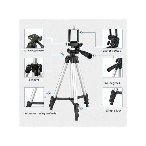 product_image_name-Generic-Professional Portable Photography Tripod For Camera & Mobile Phone-2