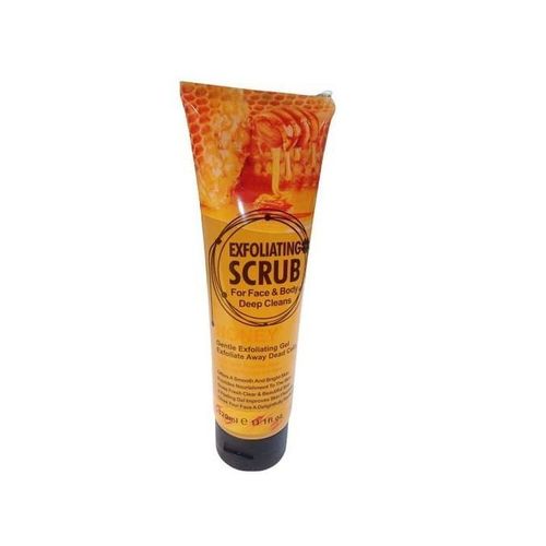product_image_name-Fruit Of The Wokali-Honey Exfoliating Scrub + Free Gift (Bath Glove)-1