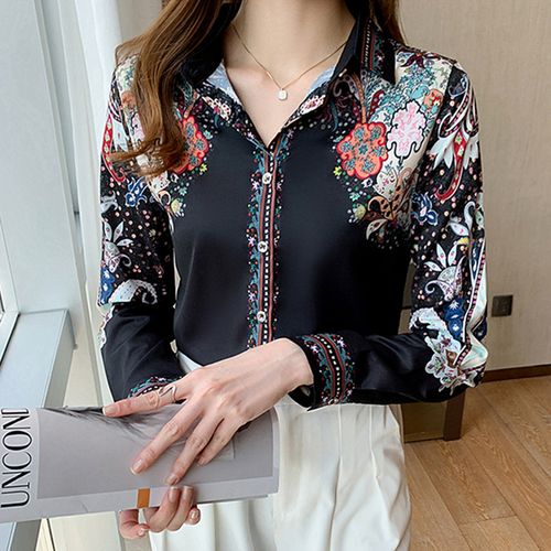 Flower Print Ladies Shirts