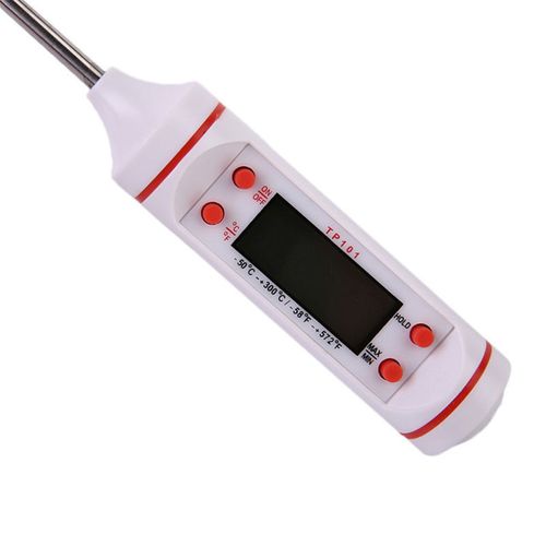 Generic 1pc Digital Meat Thermometer Cooking Food Kitchen BBQ Probe Water  Milk Oil Liquid Oven Digital Temperaure Sensor Meter TP101