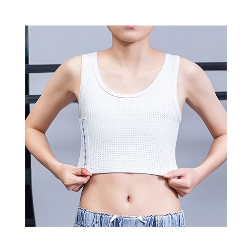 Lesbian Tomboy Women Chest Breast Binder Vest Binder Trans Slim Fit Top  Tank FTM