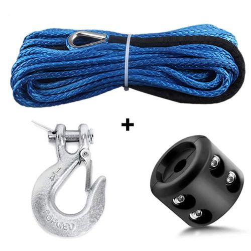 Generic 7700LBs Winch Line Cable Rope Winches Towing Hook Stopper