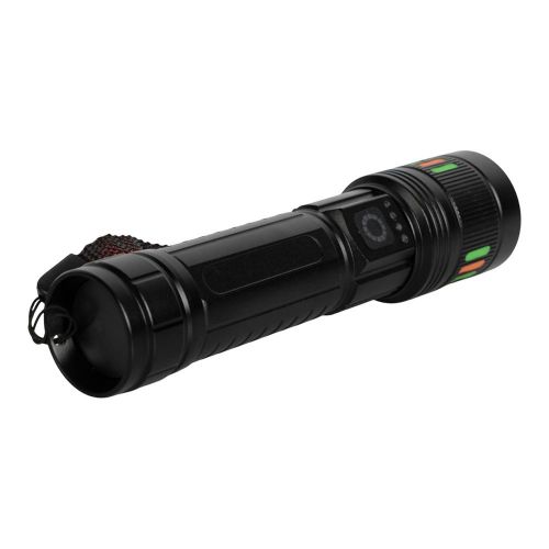 product_image_name-Generic-Heavy Duty Rechargeable Zoomable Flashlight – Super Bright LED Torch with Adjustable Beam & USB Fast Charging-5